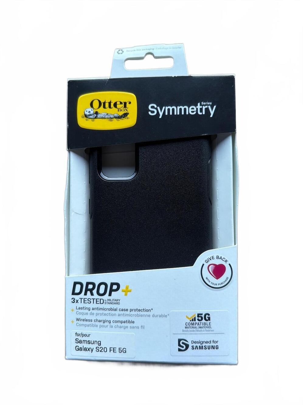 OtterBox Symmetry Series Drop+ Case for Samsung Galaxy S20 FE 5G - Black NEW